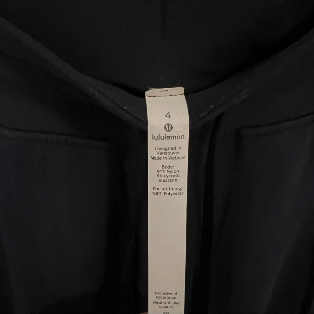 lululemon athletica Women’s Black Joggers Loungewear Yoga Gym Workout Fitness